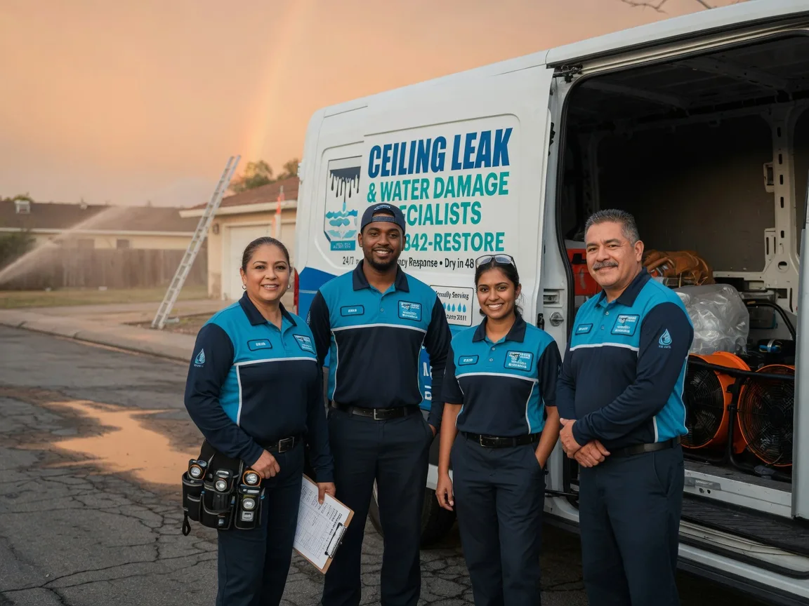 Ceiling Leak Cleanup company in Edinburg, VA
